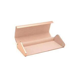 Garrett Leight Mr. Leight Metal Rose Gold Sunglass Case NEW Designer Glasses